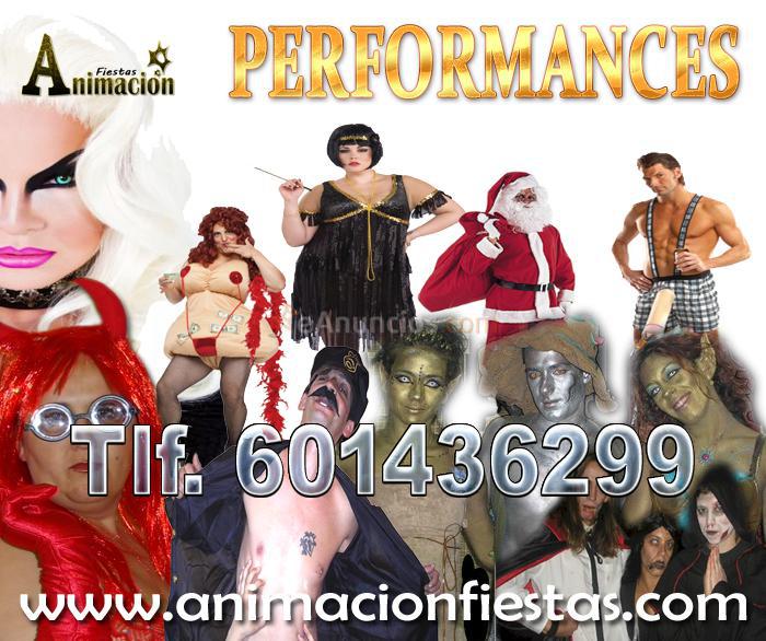 performances animadores para Alicante
