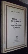 Estabilidad en el empleo y contratación temporal