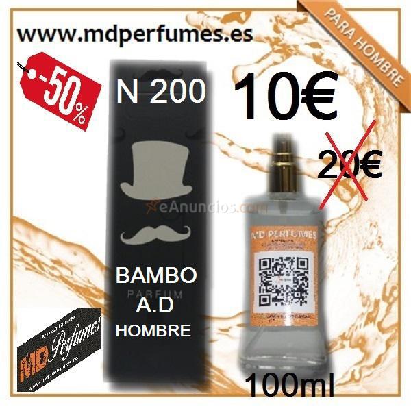 Perfume N 200 BAMBA A .DOMINGO. HOMME  Equivalente Alt