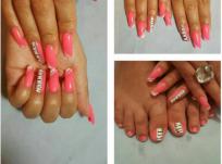 Uñas Acrilicas,Manicura y Pedicura, semipermanenete