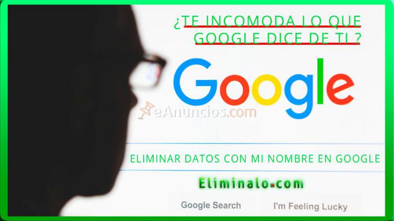 Eliminar tu nombre y apellidos de Google