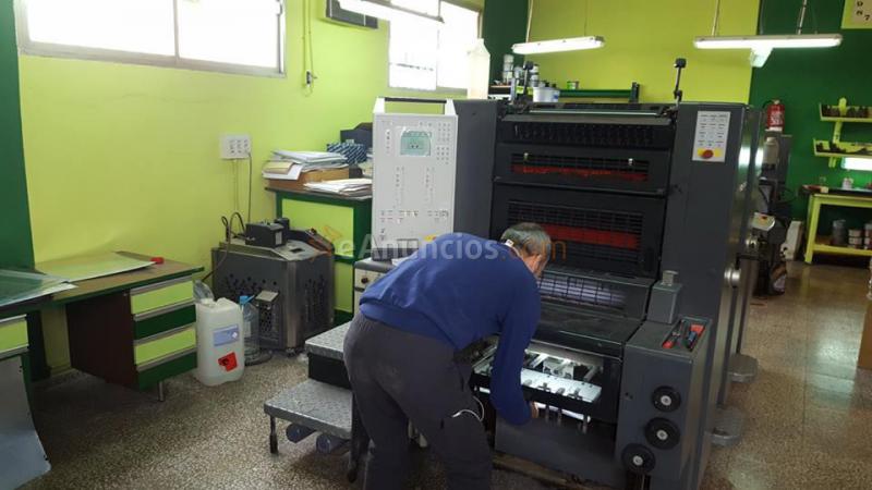 Taller de artes gráficas por jubilación