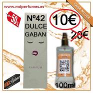 Perfume Mujer Equivalente n 42 Dulce Gaban  100ml Alta