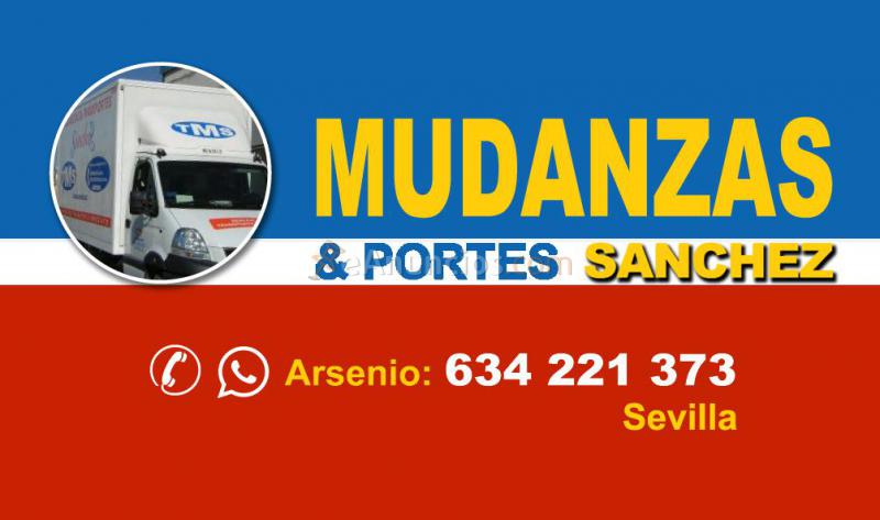 Mudanzas sanchez sevilla 634221373 presupuesto gratis