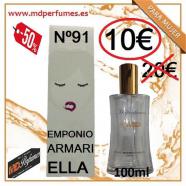 Perfume Equivalente mujer n 91 Emponio Armari ellas 10