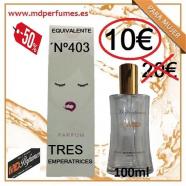 Perfume  Equivalente Mujer N403 Emperatize Dulce  Ga