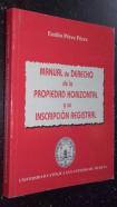 Manual de derecho de la propiedad horizontal y su inscripción registral