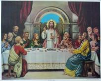 SANTA CENA. 41x32 cms.