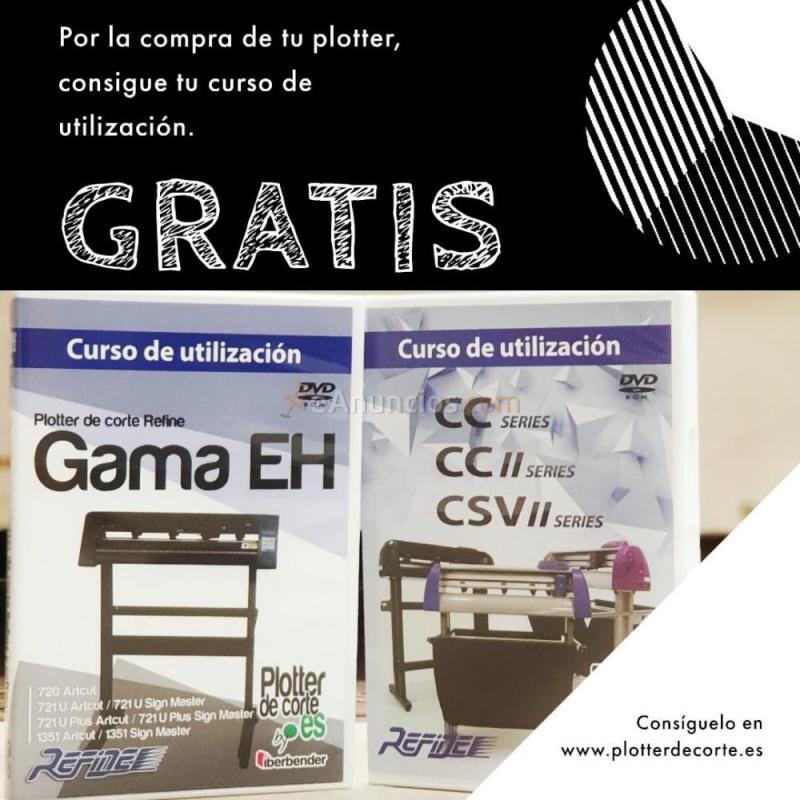 Plotter de corte Refine EH721U con curso gratis