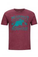 Marmot Sunrise Marmot Tee SS burgundy heather