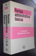 Normas administrativas básicas. 13 edición actualizada (2002)