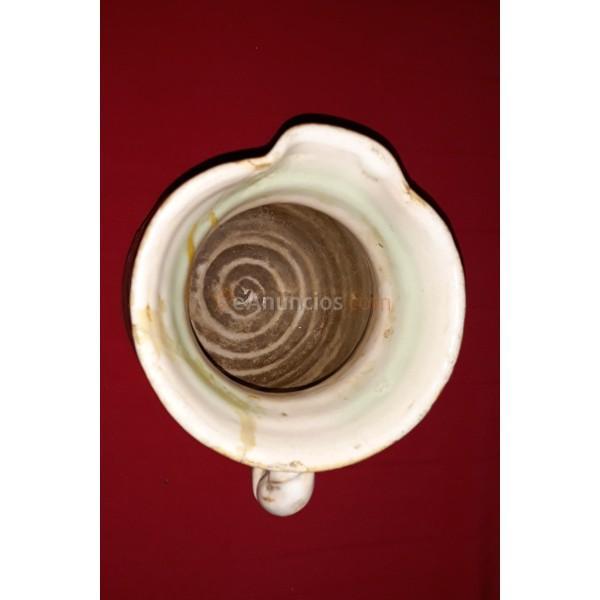 ANTIGUA JARRA DE CERÁMICA DE TALAVERA SIGLO XIX