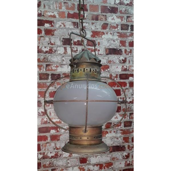 LÁMPARA FAROL PRIMERA MITAD SIGLO XX
