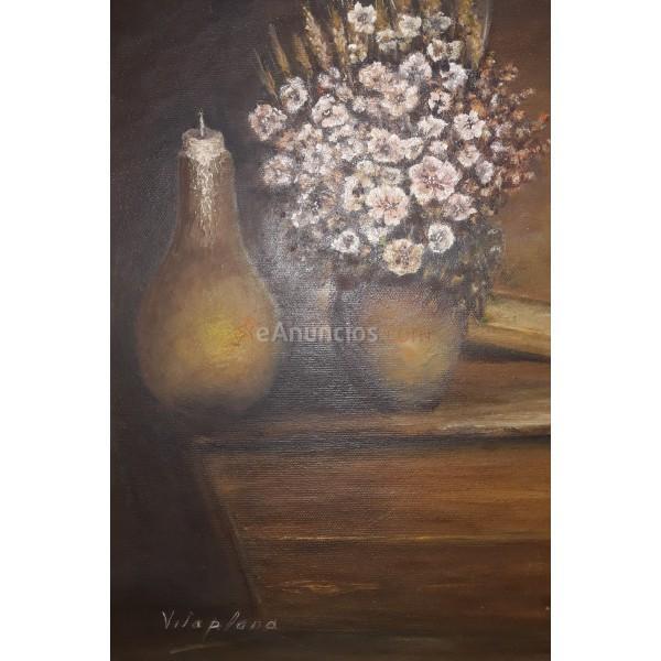 OLEO SOBRE LIENZO MEDIADOS SIGLO XX FIRMADO VILAPLANA