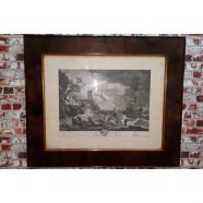 GRAN GRABADO -  GRANDE TEMPETE SIGLO XIX