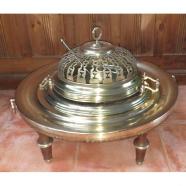 ANTIGUO BRASERO DE LATÓN SIGLO XIX