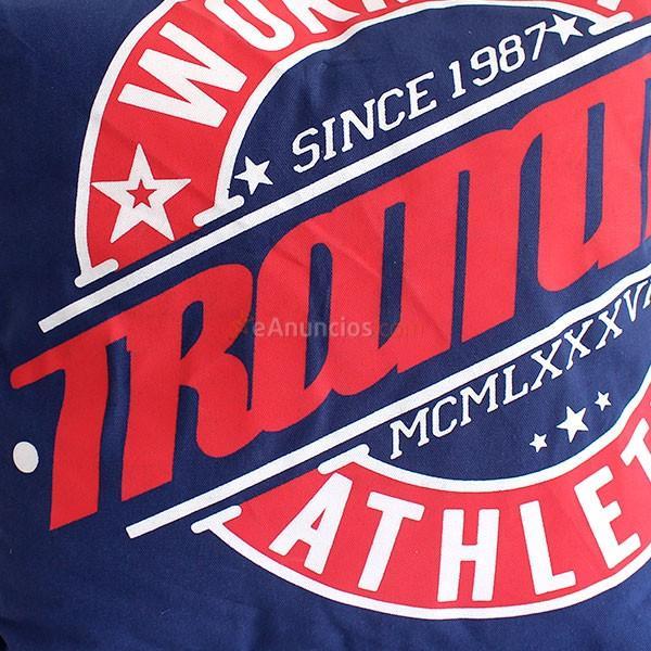 Cojín Training Athletic algodón 40 x 40 cm azul marino