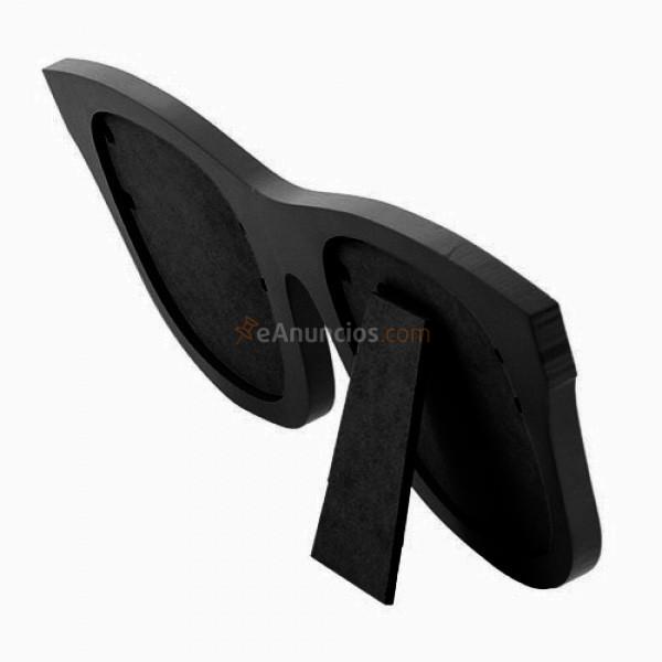 Portafotos gafas 34 x 12 cm negro