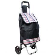 Carro de la compra 88907 rayas negro