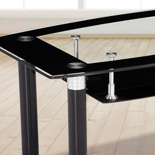 Mesa de centro Loira cristal negro