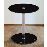 Mesa auxiliar Kendal cristal negro