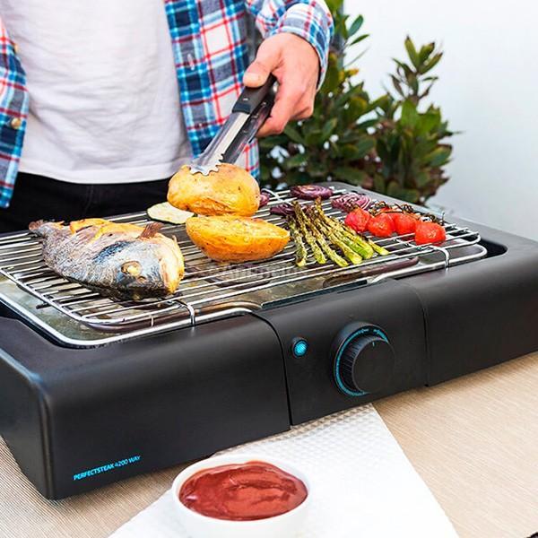 Barbacoa eléctrica Cecotec PerfectSteak 4200 Way 2400 W negro