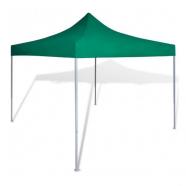Carpa gazebo Terracota plegable 3 x 3 m verde