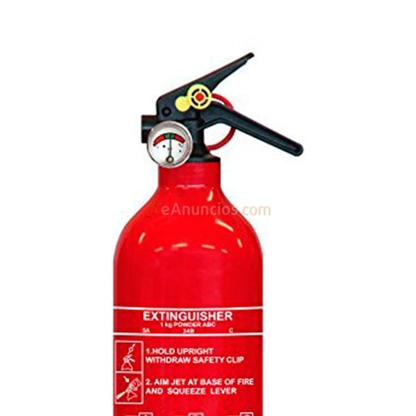 Extintor de polvo ABC PS1-X 1 kg Manómetro Anaf