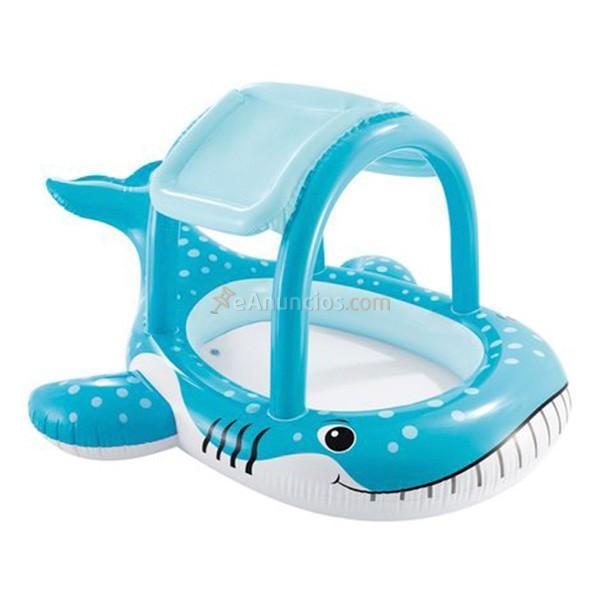 Piscina Hinchable ballena 120 litros 185x200x109