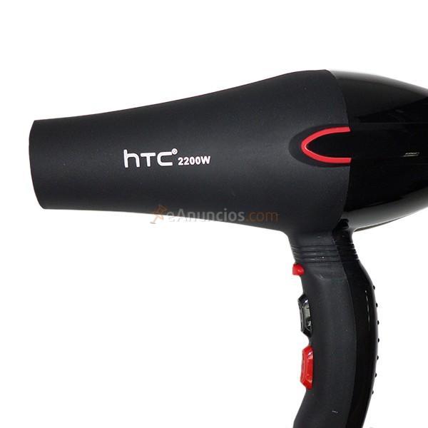 Secador de pelo HTC 2000 W con doble boquilla