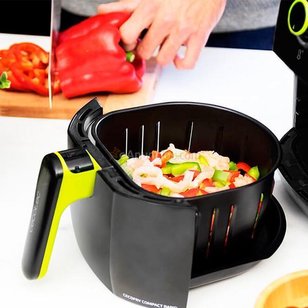 Freidora sin aceite Cecotec Cecofry Compact Rapid 900 W negro