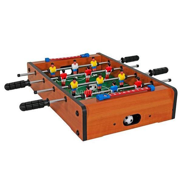 Futbolín de mesa Foosball madera 51 x 31 x 10 cm