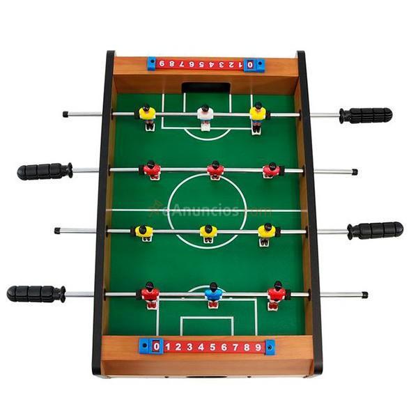 Futbolín de mesa Foosball madera 51 x 31 x 10 cm