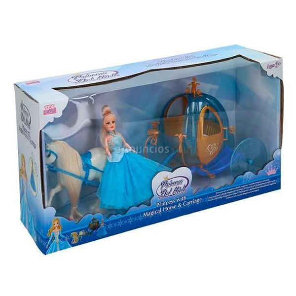 Muñeca Princesa de Hielo Kidz Corner con carroza + 3 años