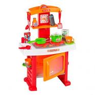 Cocina Happy Chef con accesorios, luz y sonido + 3 años