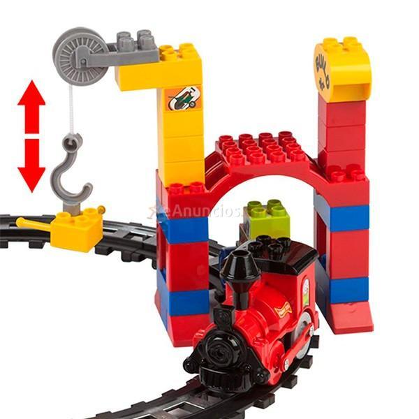 Juego de bloques tren eléctrico CB Toys 53 piezas + 3 años