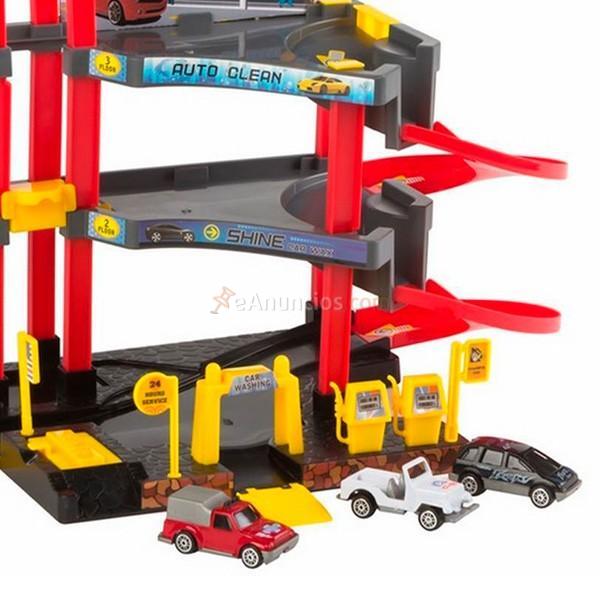 Parking Speed & Go CB Toys 3 niveles con 3 coches de metal + 3 años