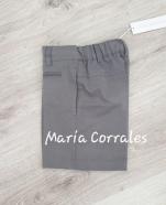 PANTALON CORTO SARGA PILAR BATANERO R410074 GRIS TALLA 5 AÑOS.