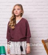 A PONCHOJERSEY 8007 Pilar Batanero R440125 BURDEOS