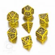 Qw Caja Dados Set Steampunk Amarillo (7)