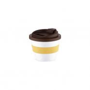 Vaso café con tapa multicolor 250 ml