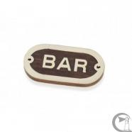 Placa decorativa bar 2 uds.