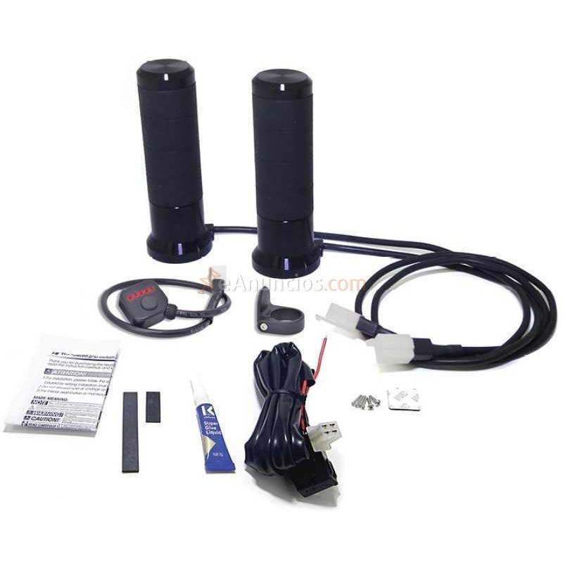 PUÑOS CALEFACTABLES KOSO TITAN CROMADO 22MM