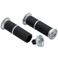 PUÑOS RIOT NEGROS Y CROMADOS INDIAN SCOUT 15-UP.