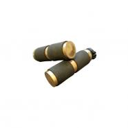 PUÑOS CUSTOM BRONCE RUBBER INLAY HARLEY DAVIDSON 84-13