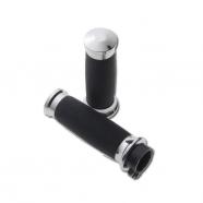 PUÑOS AVON MOLDEADO CON ASISTENCIA CROMO PARA HD TOURING 08-12