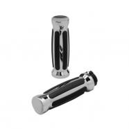 PUÑOS 25MM CHROME CRUISER GRIPS STRAIGHT