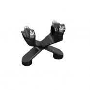 TORRETAS CRUZADAS NEGRAS 25MM YAMAHA (VARIOS MODELOS)