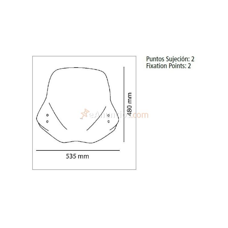 PARABRISAS TOURING HARLEY SPORTSTER XR 10-12
