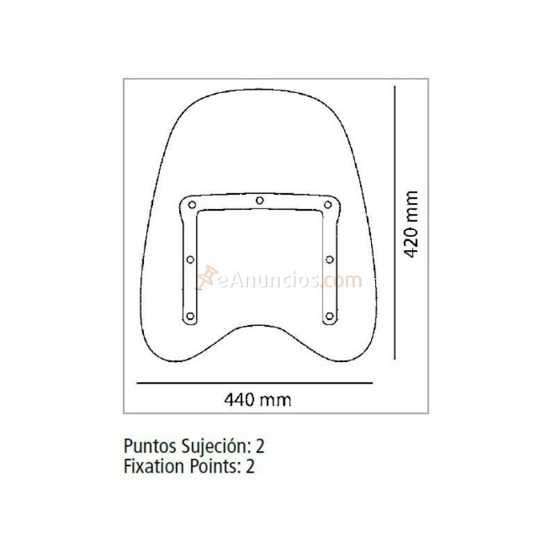 PARABRISAS CHOPPER HARLEY DAVIDSON SPORTSTER 1200 CUSTOM 11-13